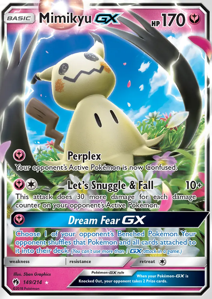 Mimikyu-GX 149 — Lost Thunder 149, Holofoil finish