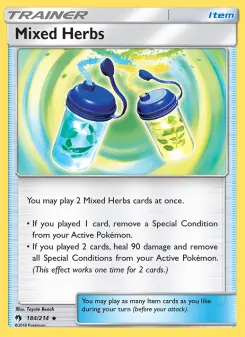 Mixed Herbs 184 — shown as an example of the Holofoil finish
