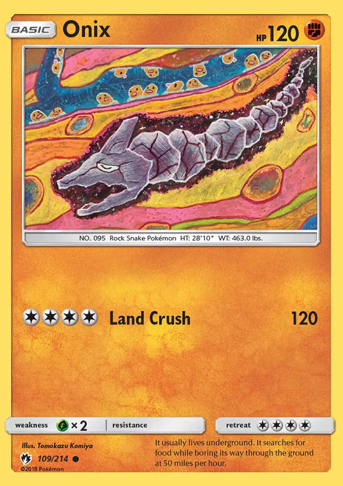 Onix 109 — Lost Thunder 109, Normal finish