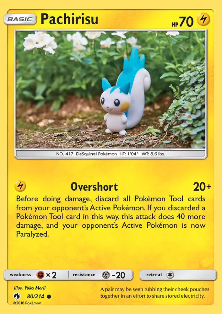 Pachirisu 80 — Lost Thunder 80, Normal finish