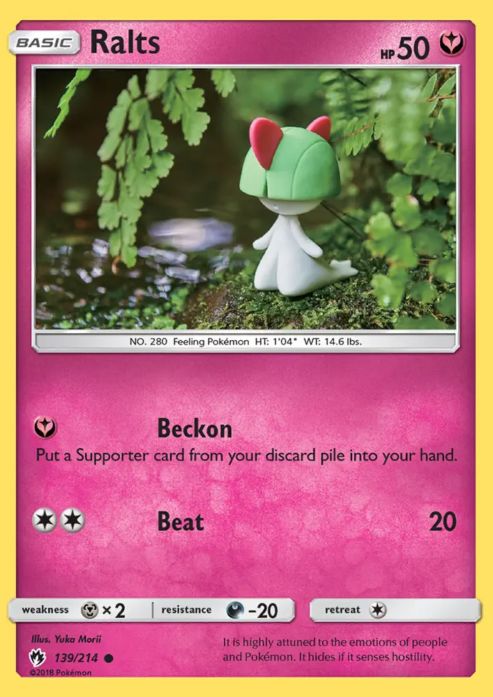 Ralts 139 — Lost Thunder 139, Normal finish