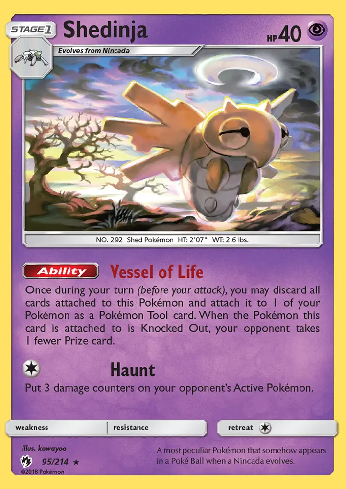 Shedinja 95 — Lost Thunder 95, Normal finish