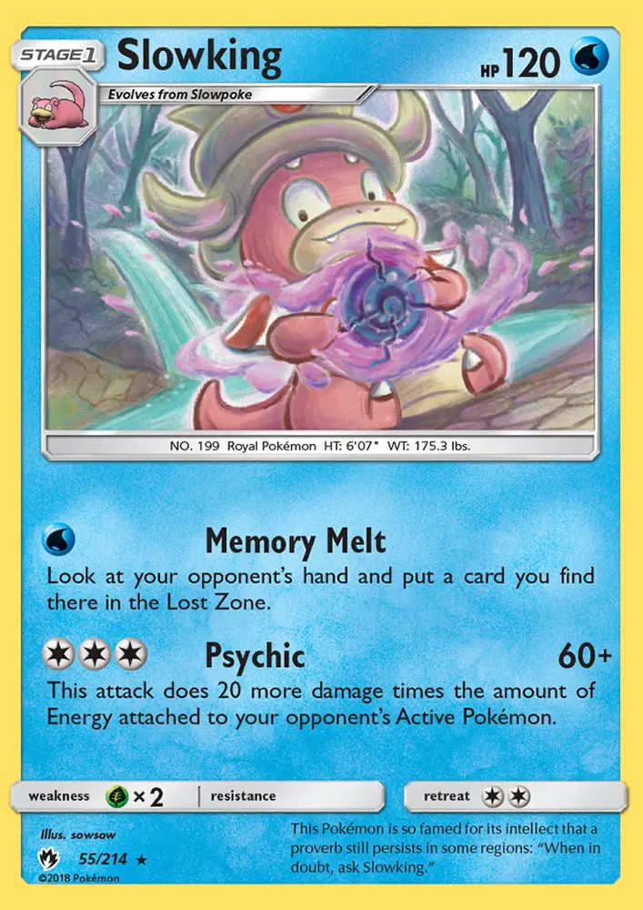 Slowking 55 — Lost Thunder 55, Normal finish