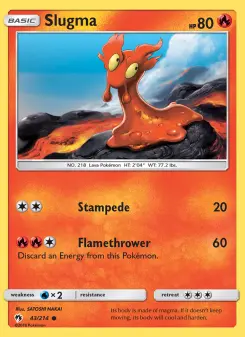 Slugma — Lost Thunder #43
