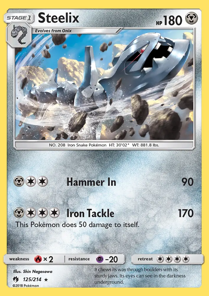 Steelix 125 — Lost Thunder 125, Normal finish