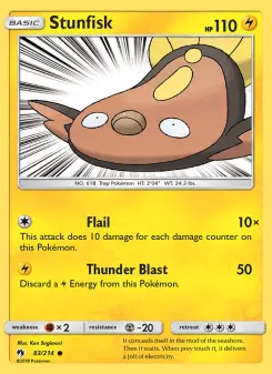 Stunfisk — Lost Thunder #83