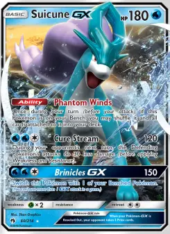 Suicune-GX — Lost Thunder #60