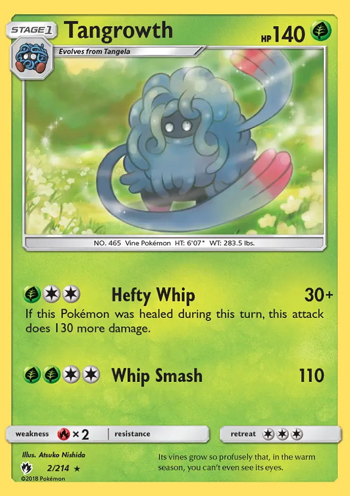 Tangrowth 2 — Lost Thunder 2, Normal finish
