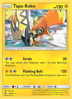 Tapu Koko — Lost Thunder #85