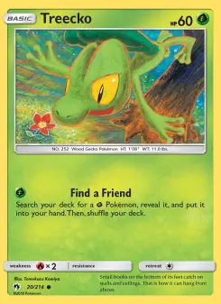 Treecko — Lost Thunder #20