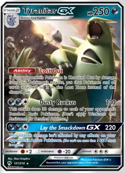 Tyranitar-GX 121 — Lost Thunder