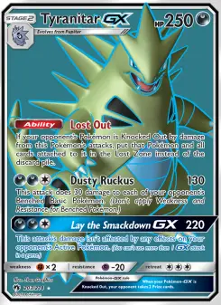 Tyranitar-GX 203 — Lost Thunder