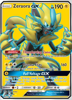 Zeraora-GX 201 — Lost Thunder