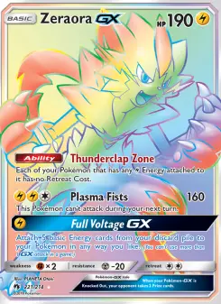 Zeraora-GX 221 — Lost Thunder