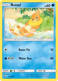 Buizel — Shining Legends 22
