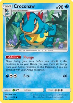 Croconaw 19 — Shining Legends