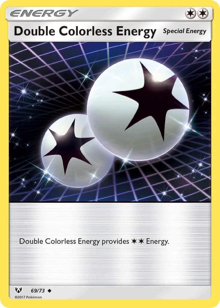 Double Colorless Energy 69 — Shining Legends 69, Normal finish