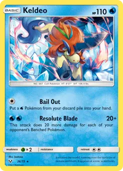 Keldeo 26 — Shining Legends