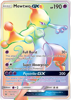 Mewtwo-GX 76 — Shining Legends