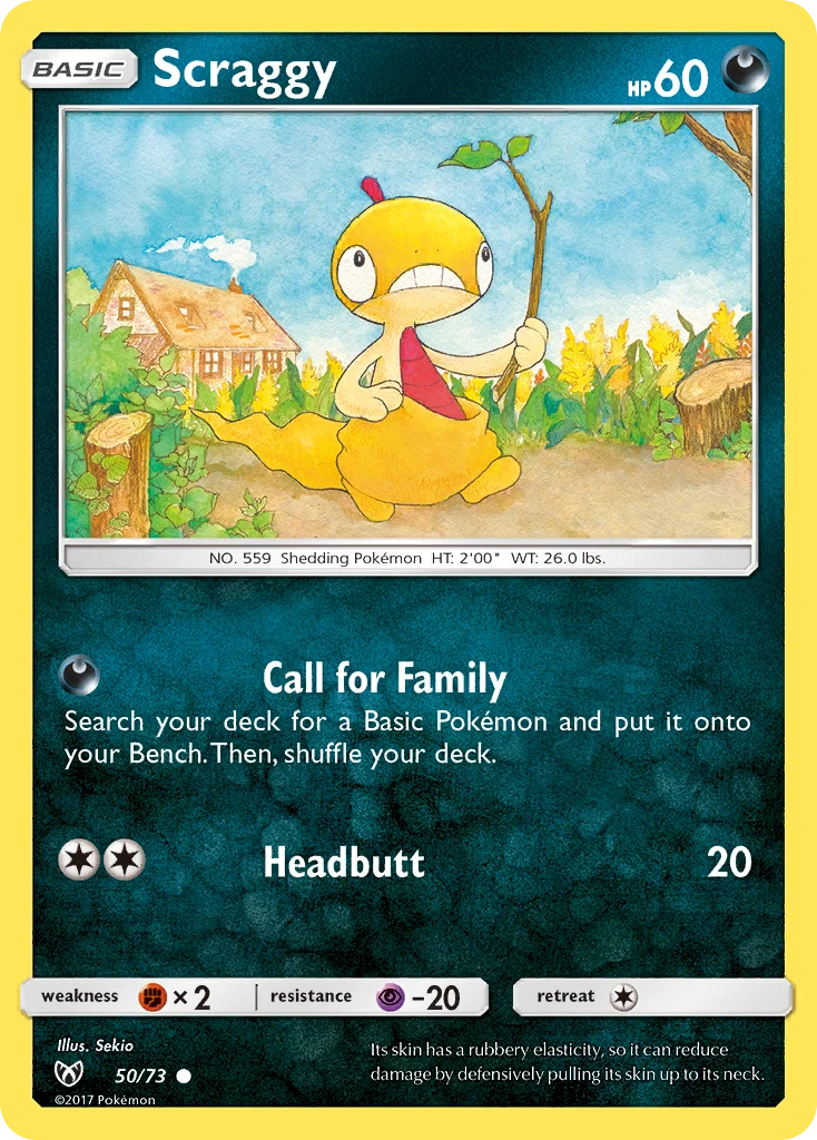 Scraggy 50 — Shining Legends 50, Normal finish