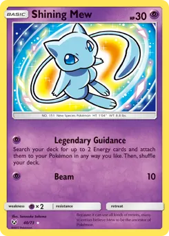 Shining Mew 40 — Shining Legends