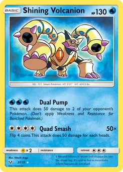 Shining Volcanion 27 — Shining Legends