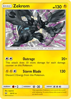 Zekrom 35 — Shining Legends