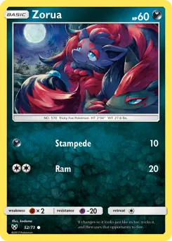 Zorua 52 — Shining Legends