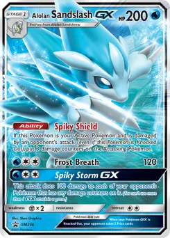 Alolan Sandslash-GX — SM Black Star Promos #SM236