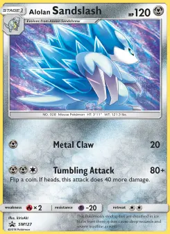 Alolan Sandslash — SM Black Star Promos #SM127