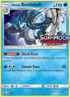 Alolan Sandslash — SM Black Star Promos SM18