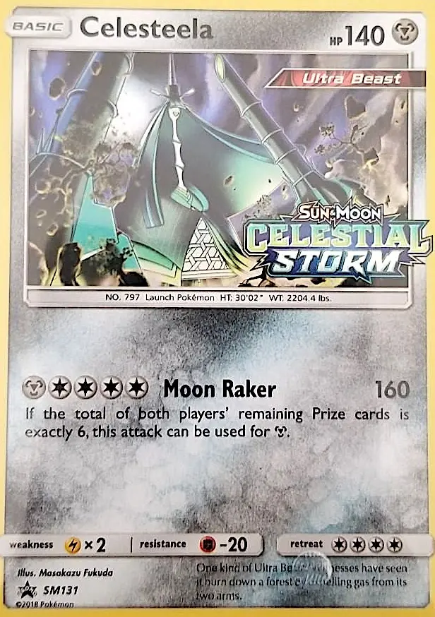 Celesteela SM131 — SM Black Star Promos SM131, Holofoil finish
