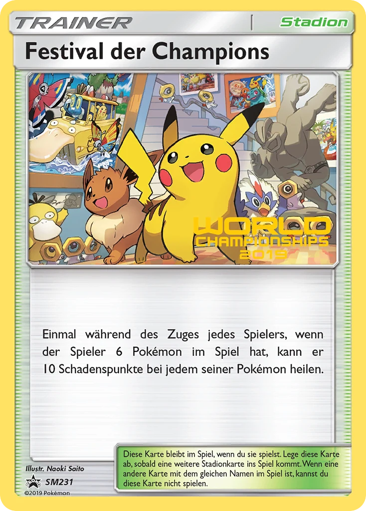 Champions Festival SM231 — SM Black Star Promos SM231, Normal finish