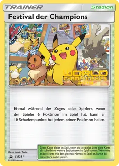 Champions Festival SM231 — SM Black Star Promos