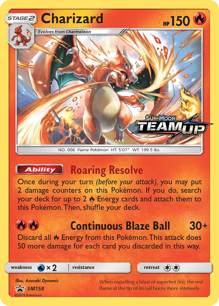 Charizard SM158 — the most expensive SM Black Star Promos card