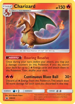 Charizard SM226 — SM Black Star Promos