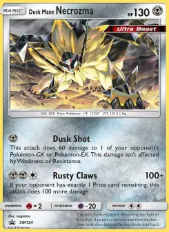 Dusk Mane Necrozma — SM Black Star Promos #SM124