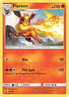 Flareon — SM Black Star Promos #SM186