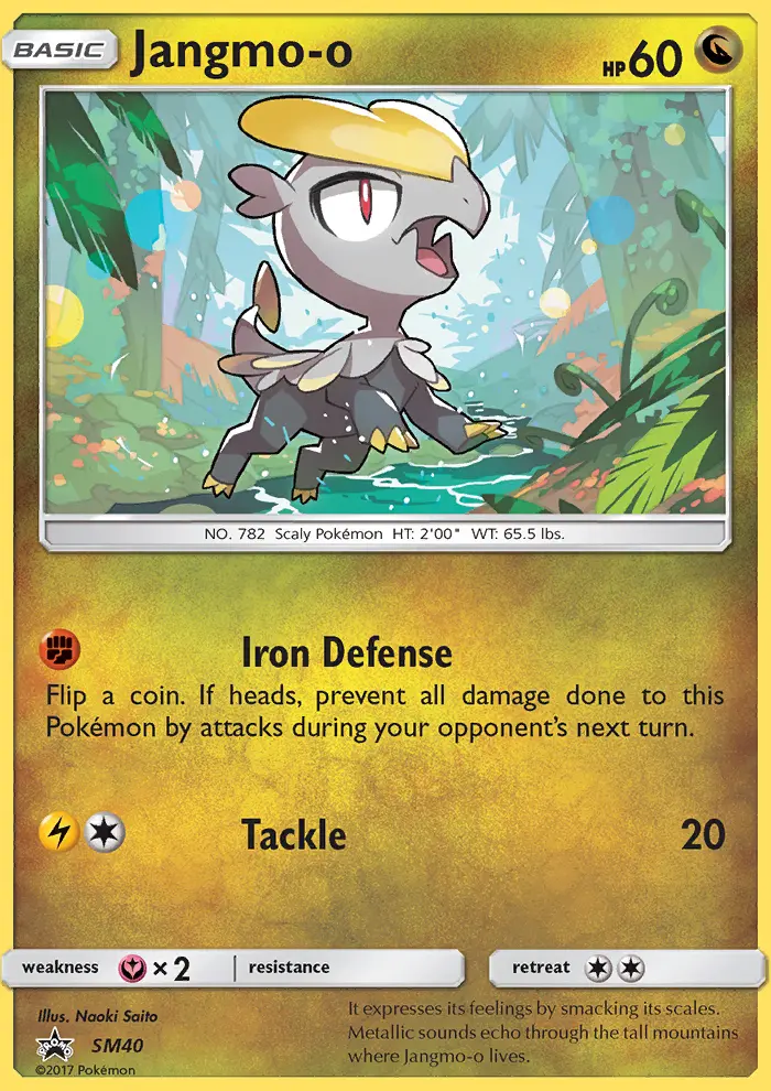 Jangmo-o SM40 card from SM Black Star Promos