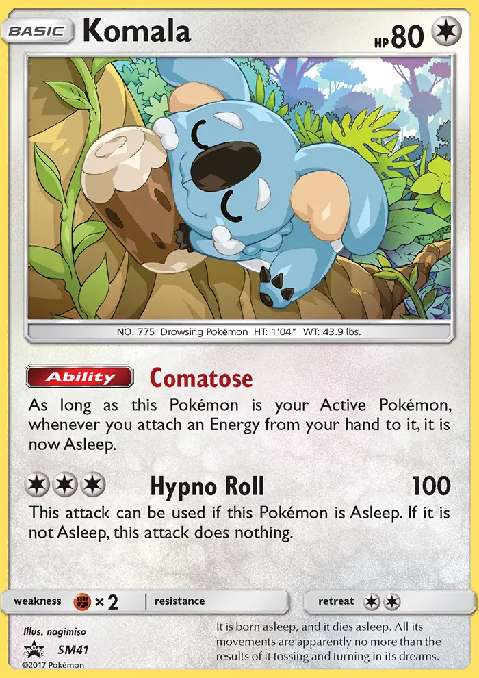 Komala SM41 card from SM Black Star Promos