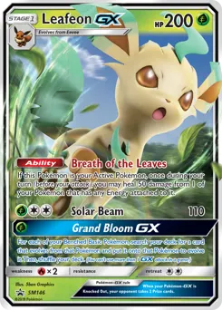 Leafeon-GX — SM Black Star Promos #SM146