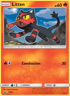 Litten SM02 — SM Black Star Promos
