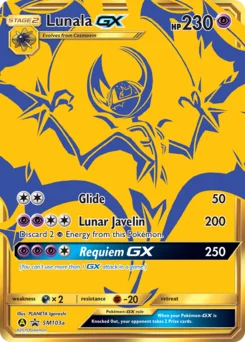 Lunala-GX SM103a — SM Black Star Promos