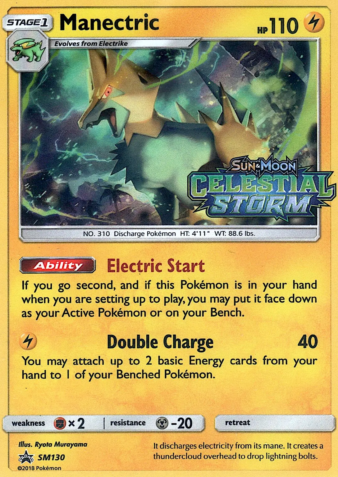 Manectric SM130 — the most expensive Manectric card