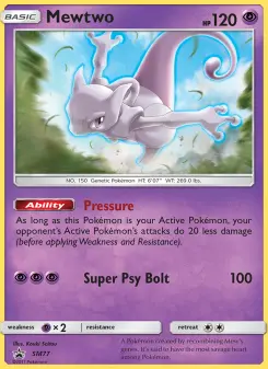 Mewtwo SM77 — SM Black Star Promos