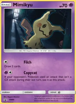 Mimikyu SM99 — SM Black Star Promos