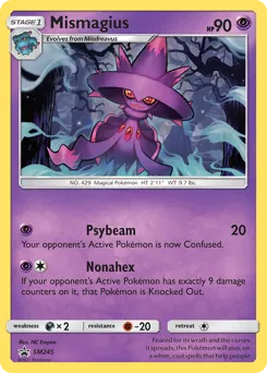 Mismagius — SM Black Star Promos SM245