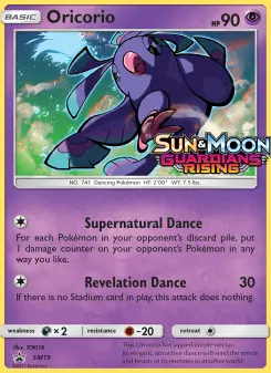 Oricorio SM19 — SM Black Star Promos