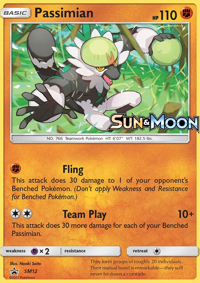 Passimian SM12 card from SM Black Star Promos