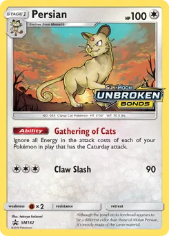 Persian — SM Black Star Promos #SM182